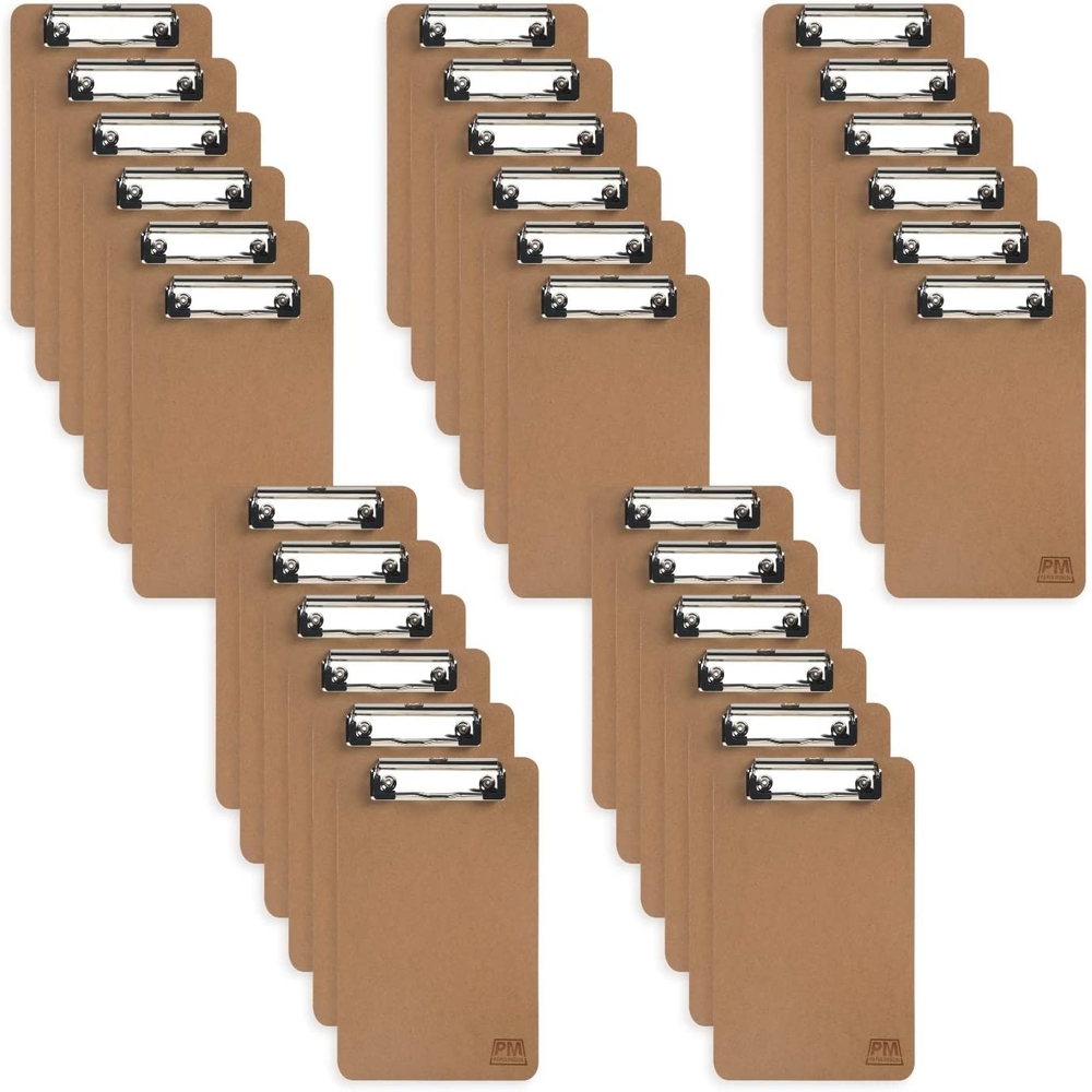 Paper Merlin Ledger Clipboard 11.6'' x 19.4'' - Horizontal MDF 11x17  Clipboard with Large Clip (3 Pack) Paper Merlin